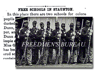 Freedmen's Bureau/Free Schools in Staunton