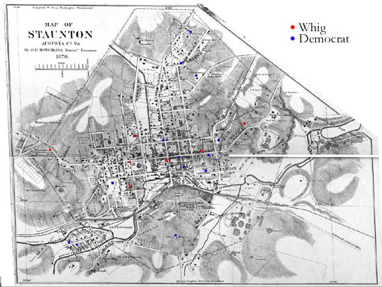 Staunton Political Map