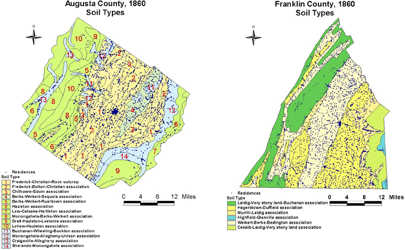 Augusta and Franklin County Soil Comparison