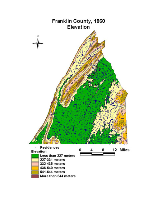 Franklin County Elevation