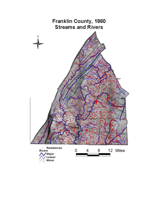 Franklin County, Streams and Rivers