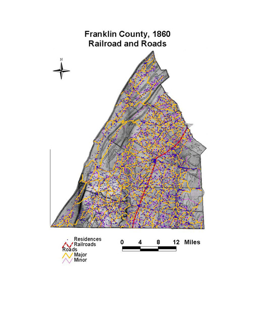 Franklin County Railroads and Roads