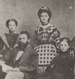 Jedediah and Sara Hotchkiss and their daughters
